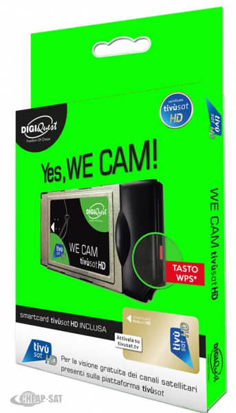 WE Cam HD Tivúsat+Gold Smartcard CI+